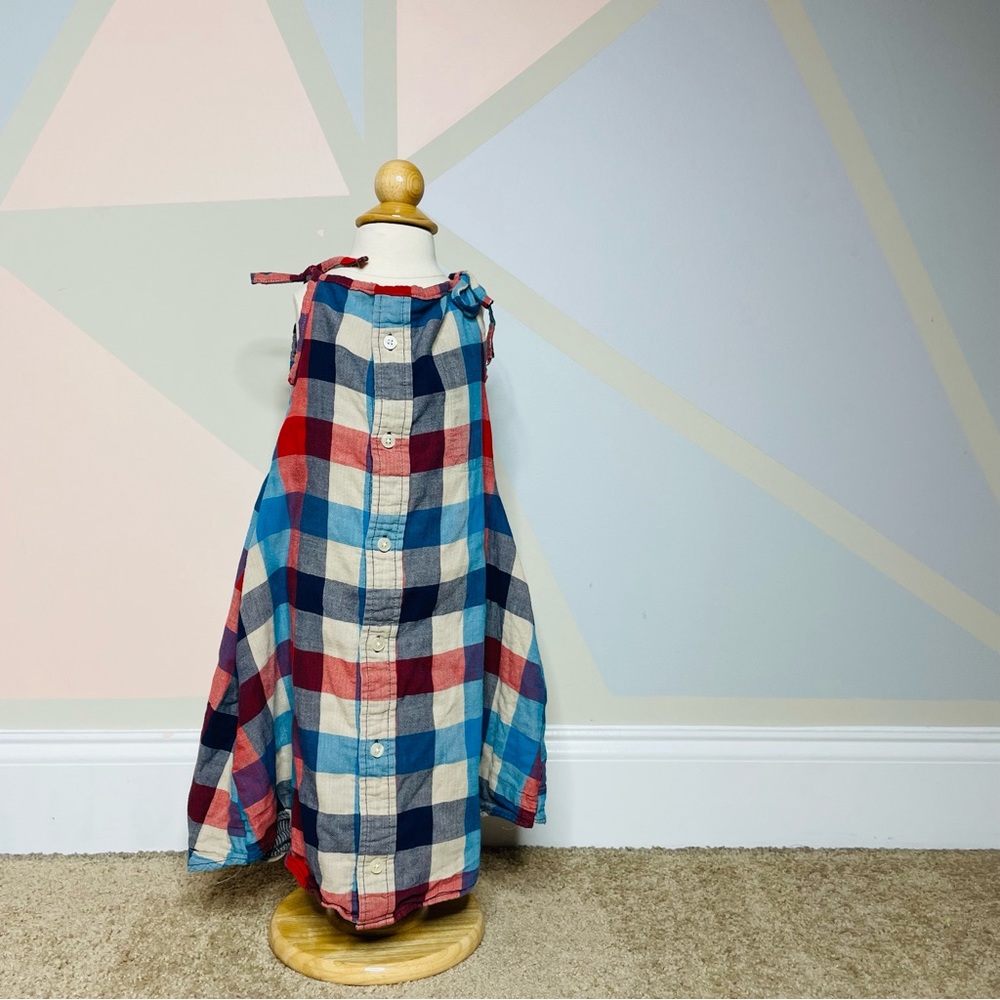 Gingham toddler dress